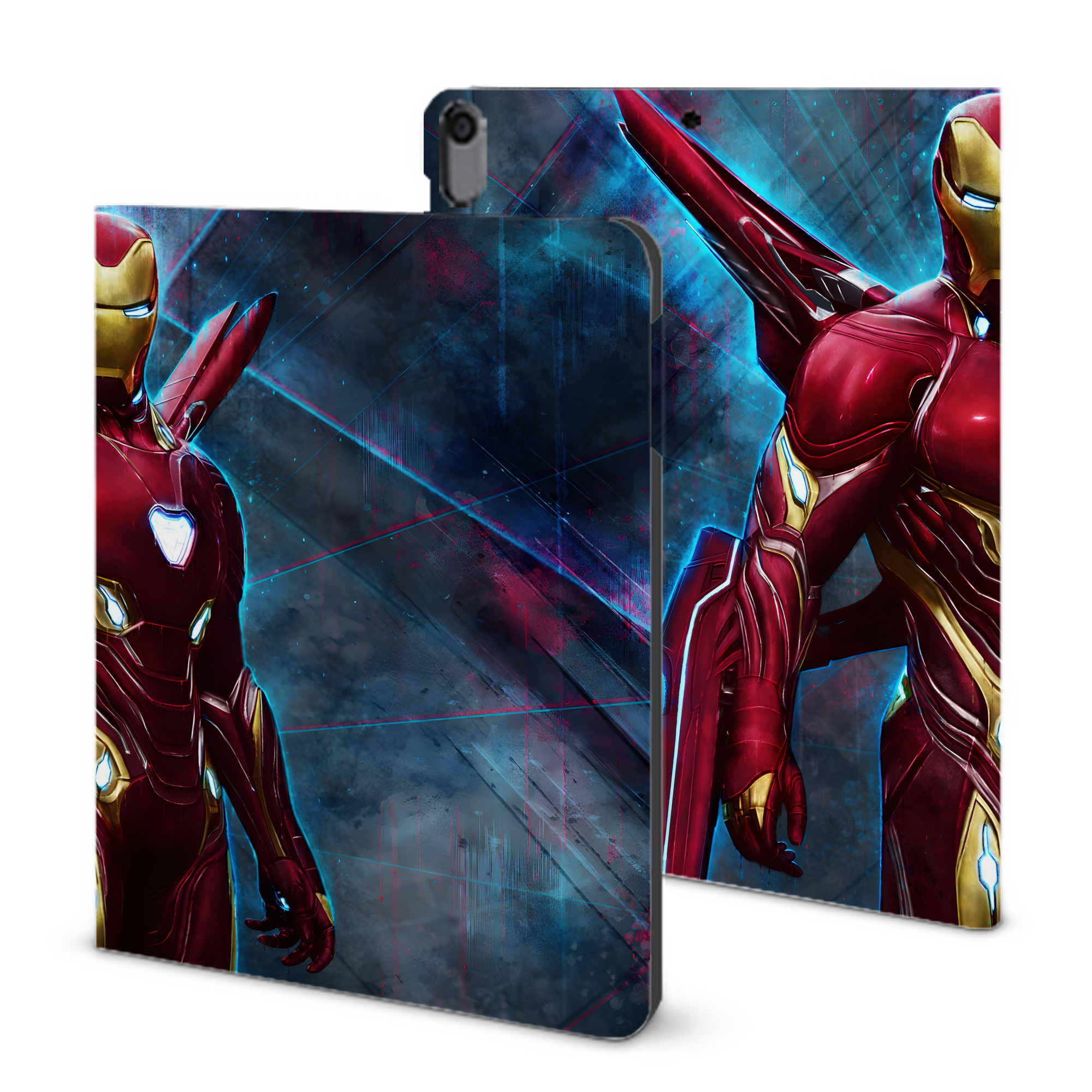（画像用） アベンジャーズ The Avengers IPad ケース ブック型 PUレザー TPU 耐衝撃 軽量 薄型 ペン収納なし 全面保護 IPad 各モデル対応